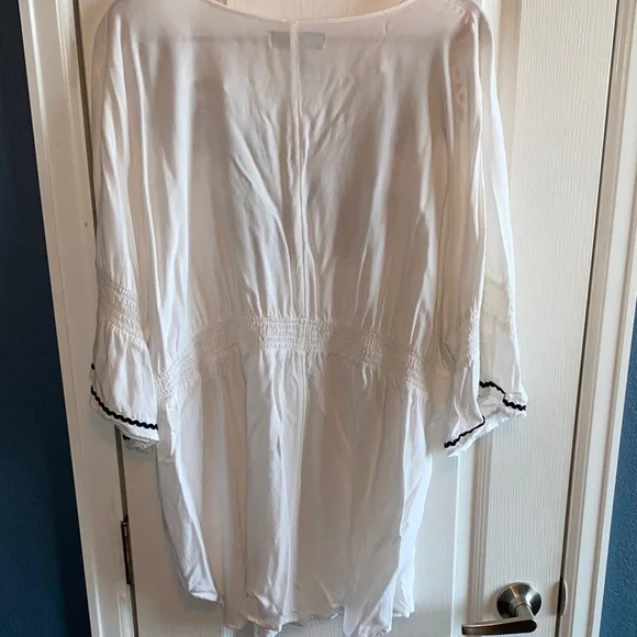 Love & Legend White Tunic with Black Embroidery - Picture 5 of 5